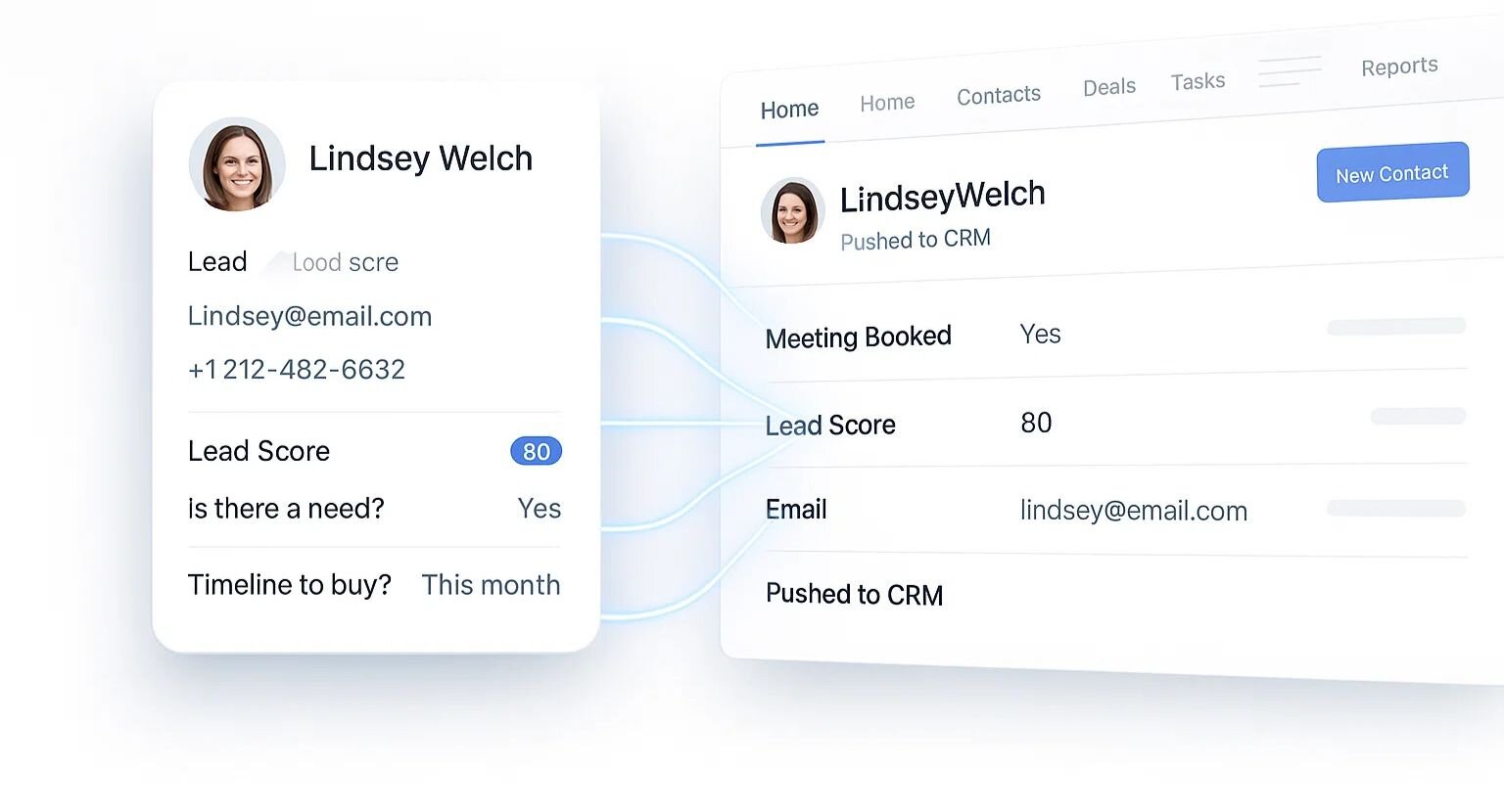 Real-time updates for your sales team