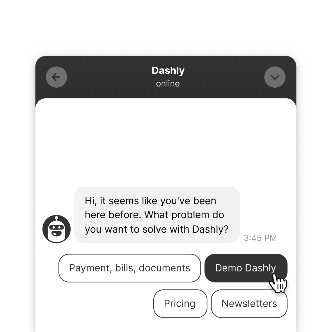Chatbot in messengers