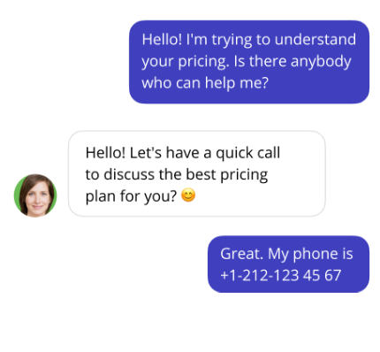 Live chat