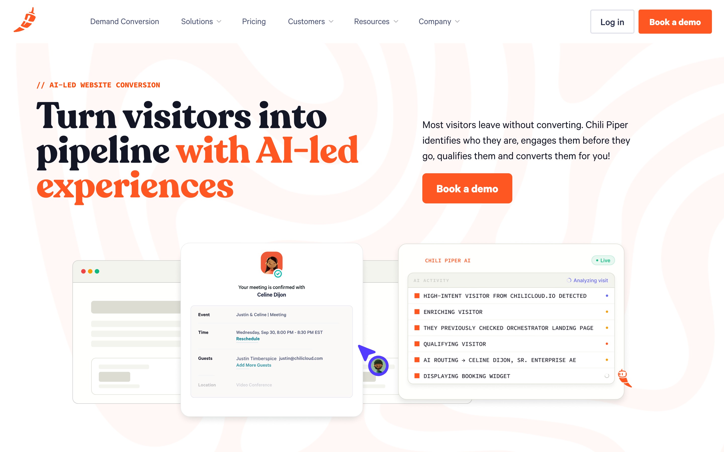 ChiliPiper — product screenshot