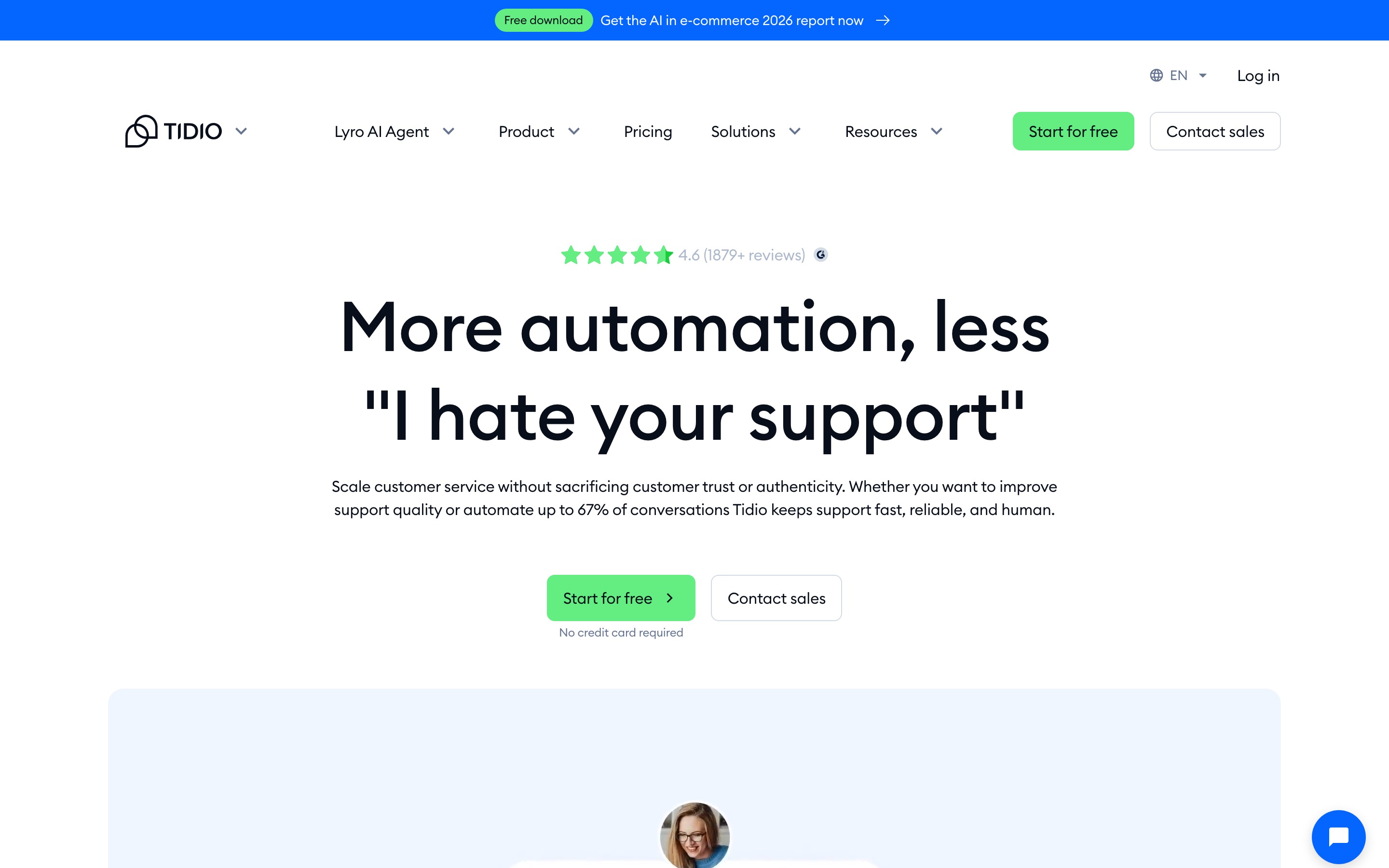 Tidio — product screenshot