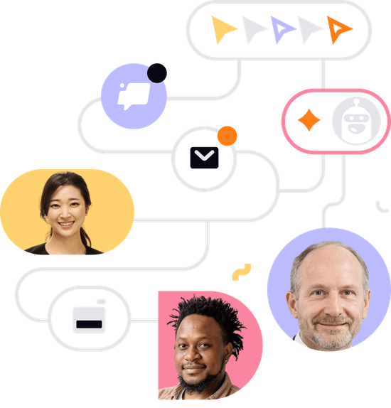 Retain users and manage churn with targeted messages and personalized support