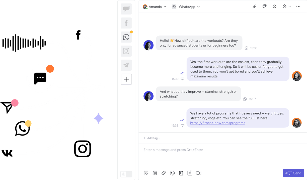Keep all your conversations in one place